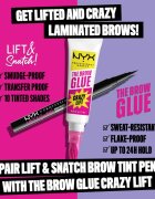 NYX Professional Makeup The Brow Glue Crazy Lift gel de sprancene de lungă durată 7 ml