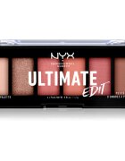 NYX Professional Makeup Ultimate Edit Petite Shadow paletă cu farduri de ochi culoare 01 Warm Neutrals 6x1.2 g