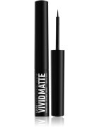 NYX Professional Makeup Vivid Matte eyeliner cu efect matifiant culoare Black 2 ml