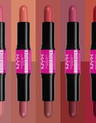 NYX Professional Makeup Wonder Stick Cream Blush baton pentru dublu contur culoare 01 Light Peach and Baby Pink 2x4 g