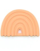 O.B Designs Rainbow Teether jucărie pentru dentiție Peach 3m+ 1 buc