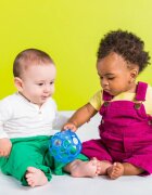 Oball Rattle jucărie zornăitoare Blue 0m+ 1 buc