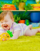 Oball Teether My Own™ jucărie pentru dentiție Pineapple 1 buc