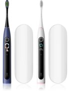 Oclean X Lite Set Duo pack periuta de dinti cu ultrasunete pachet duo cu trusă de călătorie Dark Blue+Grey