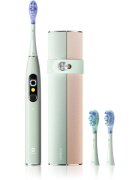 Oclean X Ultra 20 Set periuta de dinti cu ultrasunete + 2 capete de schimb cu trusă de călătorie Green
