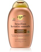 OGX Brazilian Keratin Smooth sampon pentru indreptarea parului pentru un par stralucitor si catifelat 385 ml