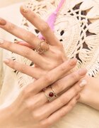 OHORA Gel Nail Sticker N Almond Blossom folii autocolante pentru unghii culoare ND-066 30 buc