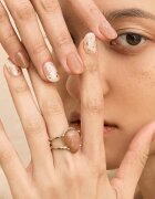 OHORA Gel Nail Sticker N Almond Blossom folii autocolante pentru unghii culoare ND-066 30 buc