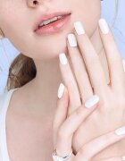 OHORA Gel Nail Sticker N Clean White folii autocolante pentru unghii culoare NB-048 1 buc