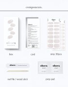 OHORA Gel Nail Sticker N Dress Up folii autocolante pentru unghii culoare ND-360 1 buc