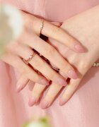 OHORA Gel Nail Sticker N Milk Rose folii autocolante pentru unghii culoare ND-173 1 buc