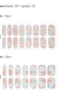 OHORA Gel Nail Sticker N Newtro no.1 folii autocolante pentru unghii culoare ND-097 1 buc