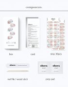 OHORA Gel Nail Sticker N Newtro no.1 folii autocolante pentru unghii culoare ND-097 1 buc