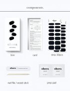 OHORA Gel Nail Sticker N Onyx folii autocolante pentru unghii culoare NB-023 1 buc