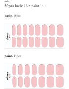 OHORA Gel Nail Sticker N Tint Baby folii autocolante pentru unghii culoare NB-102 1 buc