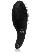 Olivia Garden Black Label CURVE Board&Nylon bristles perie de par pentru par usor de pieptanat Black 1 buc