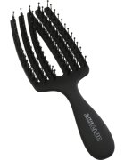 Olivia Garden Club The Nomad Detangling&Shine Fingerbrush​ perie de tip paletă pentru păr Black 1 buc