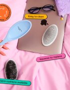 Olivia Garden Club The Reset Detangling&Shine Hairbrush perie de tip paletă cu sac Blue 1 buc