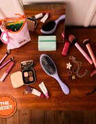 Olivia Garden Club The Reset Detangling&Shine Hairbrush perie de tip paletă cu sac Lilac 1 buc