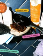 Olivia Garden Club The Reset Wet&Curly Detangling Hairbrush perie de tip paletă cu sac 1 buc