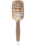 Olivia Garden Expert Flex perie de tip paletă cu peri de mistret Gold&Brown 1 buc