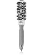 Olivia Garden Expert Shine Wavy Bristles White&Grey perie de par průměr 35 mm 1 buc