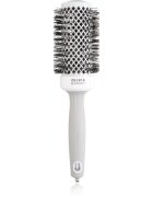 Olivia Garden Expert Shine Wavy Bristles White&Grey perie de par průměr 45 mm 1 buc