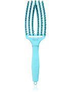 Olivia Garden Fingerbrush Boar & Nylon perie de par cu peri de nailon și de mistreț Dolce Vita Blue Sky 1 buc