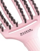 Olivia Garden Fingerbrush ThinkPink Boar & Nylon Jaipur Rose perie de par 1 buc