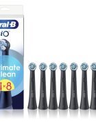 Oral-B iO Ultimate Clean capete de schimb pentru periuta de dinti Black 8 buc