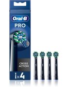 Oral-B PRO Cross Action capete de schimb pentru periuta de dinti Black 4 buc