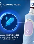 Oral-B PRO Kids 3+ Frozen periuta de dinti electrica cu sac pentru copii Frozen 1 buc