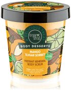 Organic Shop Body Desserts Mango Sugar Sorbet exfoliant din zahăr pentru regenerare pentru corp 450 ml