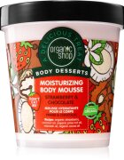 Organic Shop Body Desserts Strawberry & Chocolate spuma de corp cu efect de hidratare 450 ml
