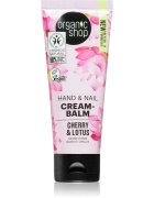 Organic Shop Cherry & Lotus balsam fortifiant pentru maini si unghii 75 ml