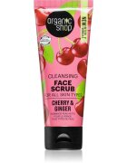 Organic Shop Ginger & Cherry demachiant cu efect de peenling 75 ml
