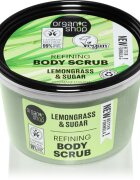 Organic Shop Lemongrass & Sugar crema delicata pentru exfoliere pentru corp 250 ml