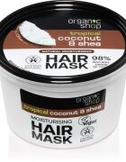 Organic Shop Natural Coconut & Shea crema intensiva de noapte cu efect de hidratare 250 ml