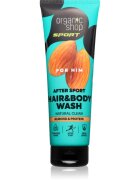 Organic Shop Sport Almond & Protein gel de dus pentru corp si par pentru barbati 200 ml
