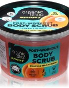 Organic Shop Sport Peach & Magnesium exfoliant pentru corp 250 ml