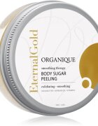 Organique Eternal Gold Smoothing Therapy exfoliant din zhar pentru netezire cu particule stralucitoare 200 g