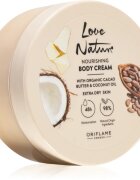 Oriflame Love Nature Cacao Butter & Coconut Oil crema de corp nutritiva cu efect de hidratare 200 ml