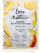 Oriflame Love Nature Gel To Ice Organic Mango masca pentru albirea tenului 10 ml