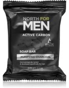 Oriflame North for Men Active Carbon săpun solid pentru curățare cu cărbune activ 100 g