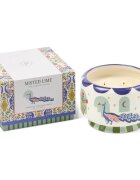 Paddywax A Dopo Peacock Blue lumânare parfumată din ceramică 680 g