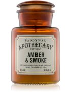 Paddywax Apothecary Amber & Smoke lumânare parfumată 226 g
