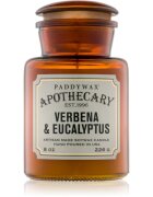 Paddywax Apothecary Verbena & Eucalyptus lumânare parfumată 226 g