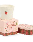 Paddywax Bistro Tin Strawberry lumânare parfumată în placă 127 g