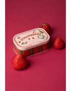 Paddywax Bistro Tin Strawberry lumânare parfumată în placă 127 g