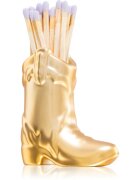 Paddywax Cowboy Boot Match Holder chibrituri Gold Metallic 25 g